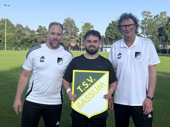 Evgeny Plujnikov verstärkt die 1. Herren des TSV Bassum
