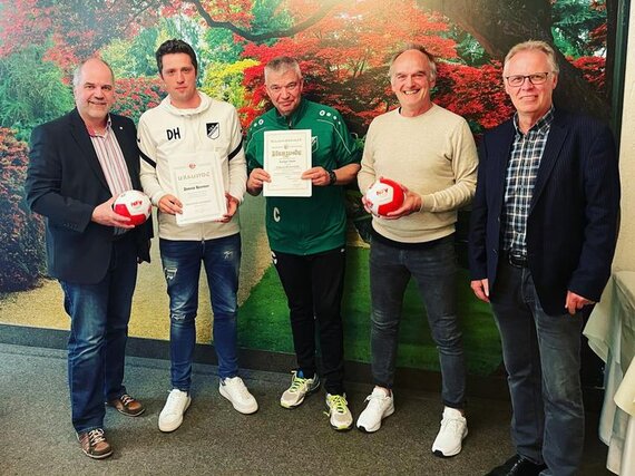 Ehrenamtspreise für Dennis Hammer, Rüdiger Ebert und Constantin Theek