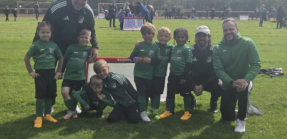 Unsere Kleinsten mit viel Spaß beim Turnier in Stuhr