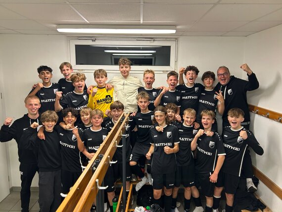 U15 zieht souverän ins Pokal-Achtelfinale ein